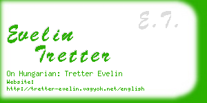 evelin tretter business card